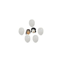 Roylco Face Forms-Colour: Assorted
