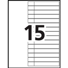 Avery Ready Index Table of Content Dividers for Laser and Inkjet Printers - 15 Tabs - 6 sets - Multi-colour - (11197)-Use in portrait or landscape formats