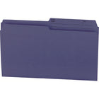 Hilroy Reversible File Folders - Legal Size - Navy - 100 Pack-Legal sized file folder