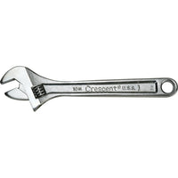 Crescent Crescent Adjustable Wrenches - 10" L - 1-5/16" Max Width - Chrome - 3 Pack-Finish Chrome
