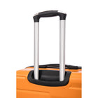 TOSCANO OPPORTUNA 20" Hardside Carry On Luggage - Burnt Orange-Soft Jelly Handle Grips