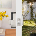 Yale Assure Lock 2 - Key-free with Bluetooth - Satin Nickel-Versatile smartphone compatibility - Lock and unlock the door with the Nest app without a key