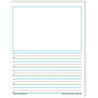 Teacher Created Resources Smart Start 1-2 Story Paper, 200 Pack (TCR76541)-1-2 Story Paper has space for a picture and lines with 5/8" spacing