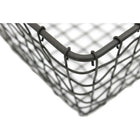 Cathay Importers Rustic Wire Basket, 11.5"W, 3/Pack (EC-10-2315)-Rustic dark grey market wire basket