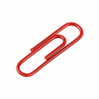 JAM Paper Colored Standard 1" Paper Clips - Red - 3 Packs of 100-These colorful paperclips are great for organizing papers at home, school, or the office
