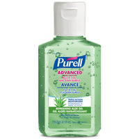 PURELL Advanced Hand Sanitizer - Refreshing Aloe Gel - 59mL-Hand antiseptic helps reduce bacteria on the skin