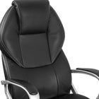 Xtech Montpellier Executive Office Chair with Armrests - Black- Recommended for intensive use 6-8 hours per day