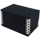 JAM Paper Kraft Ecoboard Business Card Box, Black Recycled Kraft with Metal Edge, 5 Pack (9064 202g)-Material: Chipboard