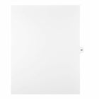 Mark Maker Legal Exhibit Index Tab White Single Tabs, 1/15th Cut, Letter Size, No Holes, Number 83, 25 Pack-White Single Tabs, 1/15th Cut