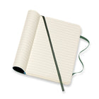 Moleskine Classic Pocket Notebook – 3.5" x 5.5" – Ruled – 96 Sheets – Myrtle Green – Soft Cover (629148)-192 pages ruled format