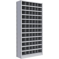 Metalware RK271 Boltless Shelving Unit, 13-Shelves, 36" x 12" x 76", Light Grey-Adjustable shelving system that provides high strength, yet economical storage capacity for your needs