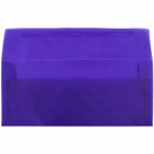JAM Paper #10 Business Translucent Vellum Envelopes - 4.125" x 9.5" - Primary Blue - 25 Pack-Quantity: 25 envelopes per pack