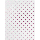 JAM Paper Handmade Folders, White with Burgundy Dots, 12 Pack (9935980g)-Size: 9" x 12"