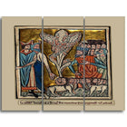 Designart – Toile imprimée de William de Brailes, la huitième plaie (PT5008-3P)-Impression