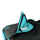 Vangoddy 12" Laptop Messenger Bag - Aqua-Front pocket size 6.5" x 8" size.