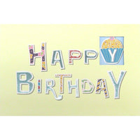 Rosedale 5-1/2" x 8" Happy Birthday Greeting Cards And Envelopes, 12 Pack (15707)-Printed on premium uncoated card stock