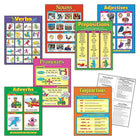 TREND enterprises, Inc. Seven Parts of Speech Learning Charts Combo Pack, 7 Pack-Dimensions: 22"H x 17"W