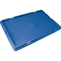 Quantum Storage Systems Cover For Stack & Nest Tote - Blue - 4 Pack-For series - SNT190, SNT195