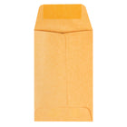 Staples #1 Kraft Coin Envelopes with Gummed Flaps - 2-1/4" x 3-1/2" - Brown - 250 Pack-The gummed flap closure keeps your documents secured inside the envelope