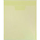 JAM Paper Plastic Envelopes with Tuck Flap Closure, Letter Open End, 9.88 x 11.75, Yellow Poly, 12 Pack (1541734)-Yellow