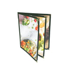 Futech 6-View Menu Holder GRN 8-1/2"W x 11"H, Green, 10 Pack-Trim Colour: Dark Green