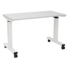 Proline 4' Pneumatic Height Adjustable Table, White-4' wide