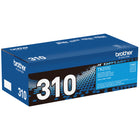 Brother - Cartouche de toner cyan TN310 rendement standard-Équilibrée avec précision pour une répartition uniforme et constante du toner sur la feuille