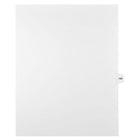 Mark Maker Legal Exhibit Index Tab White Single Tabs, 1/15th Cut, Letter Size, No Holes, Number 159, 25 Pack-White Single Tabs, 1/15th Cut