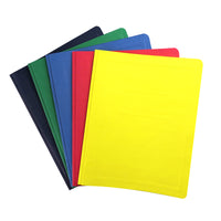 Merangue 3-Prong Report Cover - Assorted Colours-Leatherine report covers