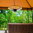 ENER-G+ HEA-21522MI-S Outdoor Hanging Heater, Silver-Uses standard 110V/60Hz outlet with 3 wattage levels of 750, 800 and 1500 watts. The"Red Hot" infrared bulb lasts approximately 5000 hours