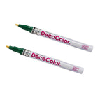 Marvy Uchida Fine-Line Opaque Paint Markers - Pine Green - 2 Pack-Marker Tip: Fine Point
