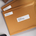 Dymo LW Label Writer Self-Adhesive Return Address Labels, 3/4" x 2", White, 500 Pack (30330)-White labels