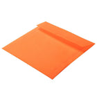 Jam Enveloppes carrées en papier avec fermeture gommée, 6 1/2 x 6 1/2 po, translucide, orange. Paquet de 100-Fermeture : gommée