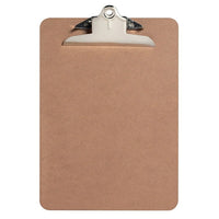 Westcott KleenEarth Masonite Letter Size Clipboard - 12 Pack-Letter size clipboard is perfect for any activity
