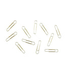 Staples Jumbo Paper Clips - Gold - 50 Pack-Smooth surface prevents snags and marks on papers