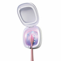 VieOli UV-C Light Sanitizing Single Toothbrush Case-UV-C Light Technology - Requires 60 seconds of exposure