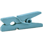 JAM Paper Wood Clothing Pin Clips, Small, 7/8, Blue, 2 Packs of 50, 100 Total(2230717361a)-5