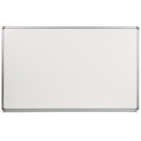 Flash Furniture 60"W x 36"H Marker Board, Porcelain (YU90X150POR)-Marker Board