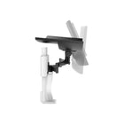 Ergotron 45-630-216 TRACE Single Monitor Desk Mount - White-Pan: 240 degree, Tilt: 80 degree, Rotation: 360 degree
