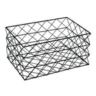 Truu Design Wire Storage Baskets, Set of 3, 13.75 x 10.25 x 6.75 inches, Black-Perfect storage solution for any room in the home, keep your bathroom, laundry room, bedroom, kitchen organized and clean