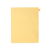 Mark Maker Legal Exhibit Index Tab Buff Single Tabs, 1/15th Cut, Letter Size, No Holes, Letter A, 25 Pack-Buff Single Tabs, 1/15th Cut