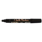 JAM Paper Marvy Uchida Liquid Chalk Markers Erasable Dustless - Broad Point - Black-Black Chalk Marker