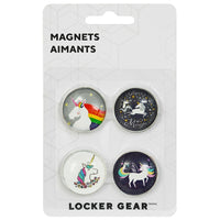 Staples Glass Magnets - Assorted Designs - 4 Pack-Strong magnets