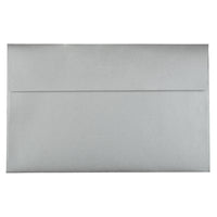 JAM Paper A10 Invitation Envelopes, 6 x 9.5, Stardream Metallic Silver, 50 Pack (SD5390 06I)-Silver stardream metallic envelope