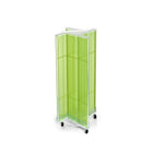Azar Displays Pegboard Pinwheel Unit, 44" x 13.5", Green (700443-GRE)-Green plastic
