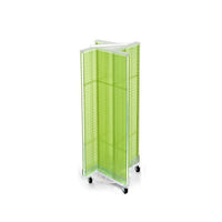 Azar Displays Pegboard Pinwheel Unit, 44" x 13.5", Green (700443-GRE)-Green plastic