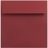 JAM Paper 6 x 6 Square Envelopes, Dark Red, 1000 Pack (31511296B)-Dark red