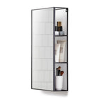 Umbra Cubiko Mirror - Black-Made with rust-proof black powder coated steel that can hold up to 40 lbs. (18.14 kg)