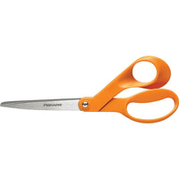 Fiskars Original Orange - Handled Scissors - 8"-Ideal for cutting a wide variety of materials