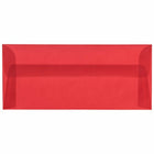 JAM Paper #10 Enveloppes en vélin translucide pour entreprises - 4,125" x 9,5" - Rouge primaire - Paquet de 50-Couleur : Enveloppes translucides rouges primaires